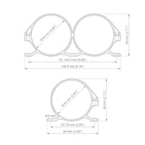 Fuel Filter Slim Mounting Brackets